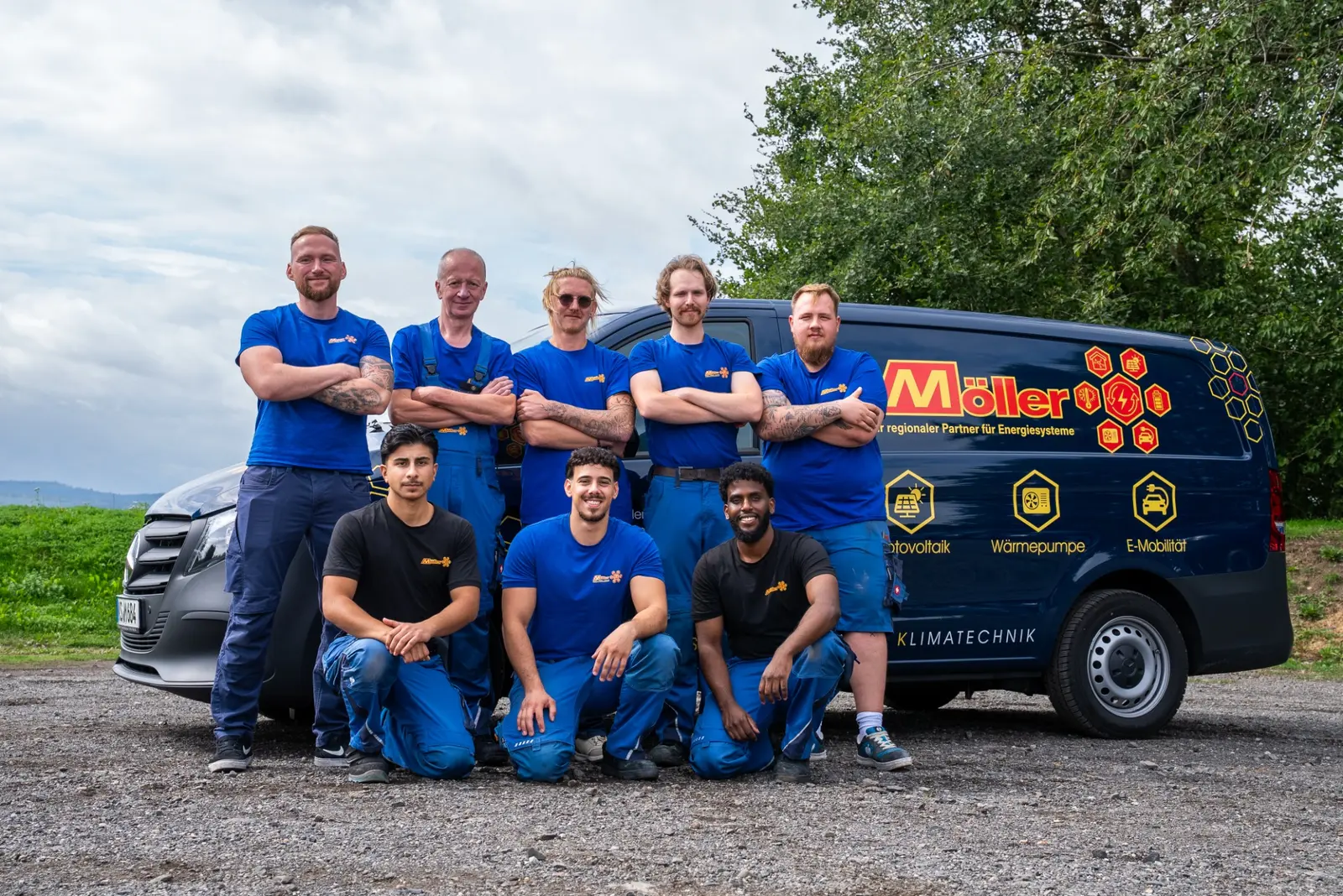 Das SHK-Team von Möller Gebäudetechnik